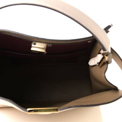 Fendi Vitello Seta Century Medium Peekaboo X-Lite Camelia Barolo 6 of 10