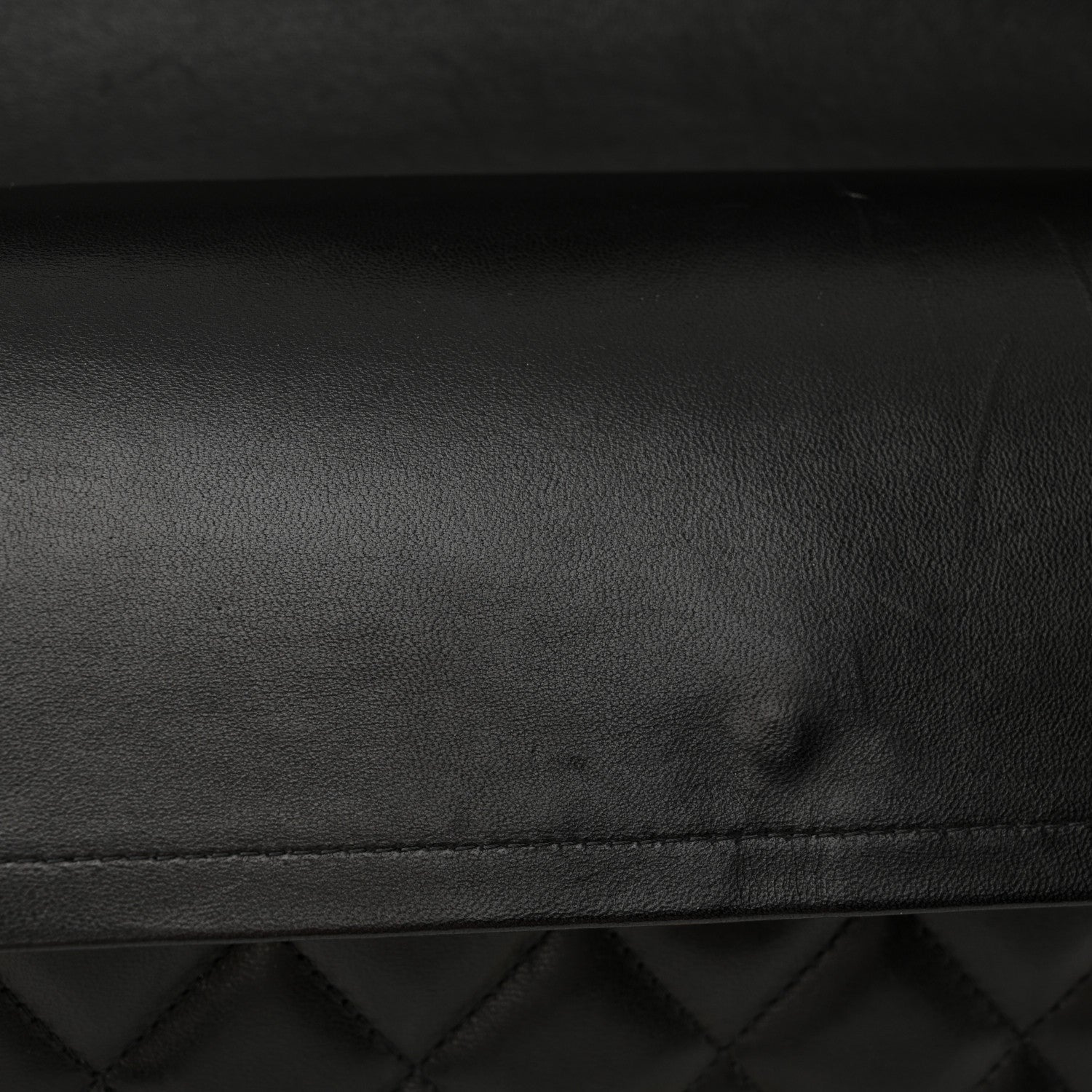Chanel Lambskin Quilted Jumbo Double Flap Black 13 of 13