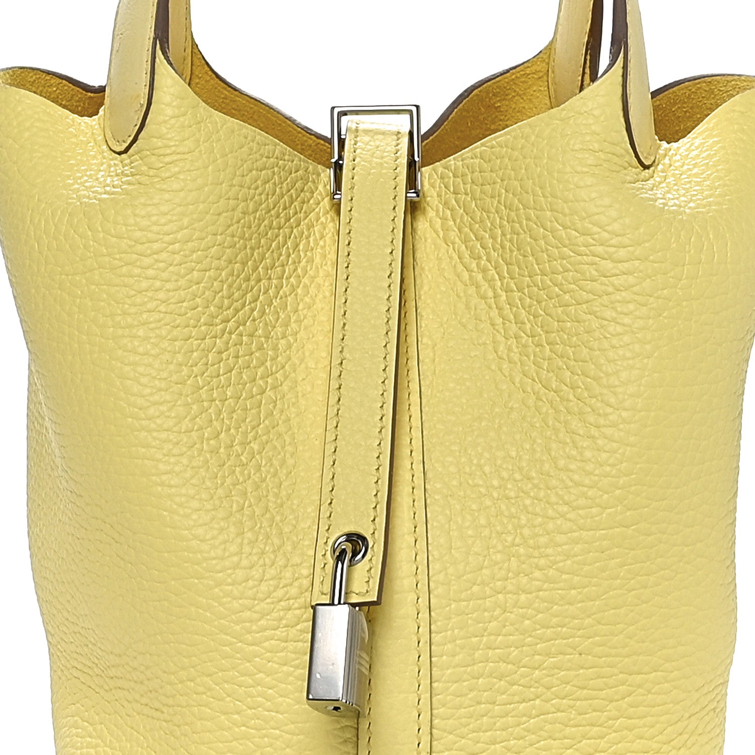 Hermes Taurillon Clemence Ostrich Touch Picotin Lock 18 PM 8 of 11