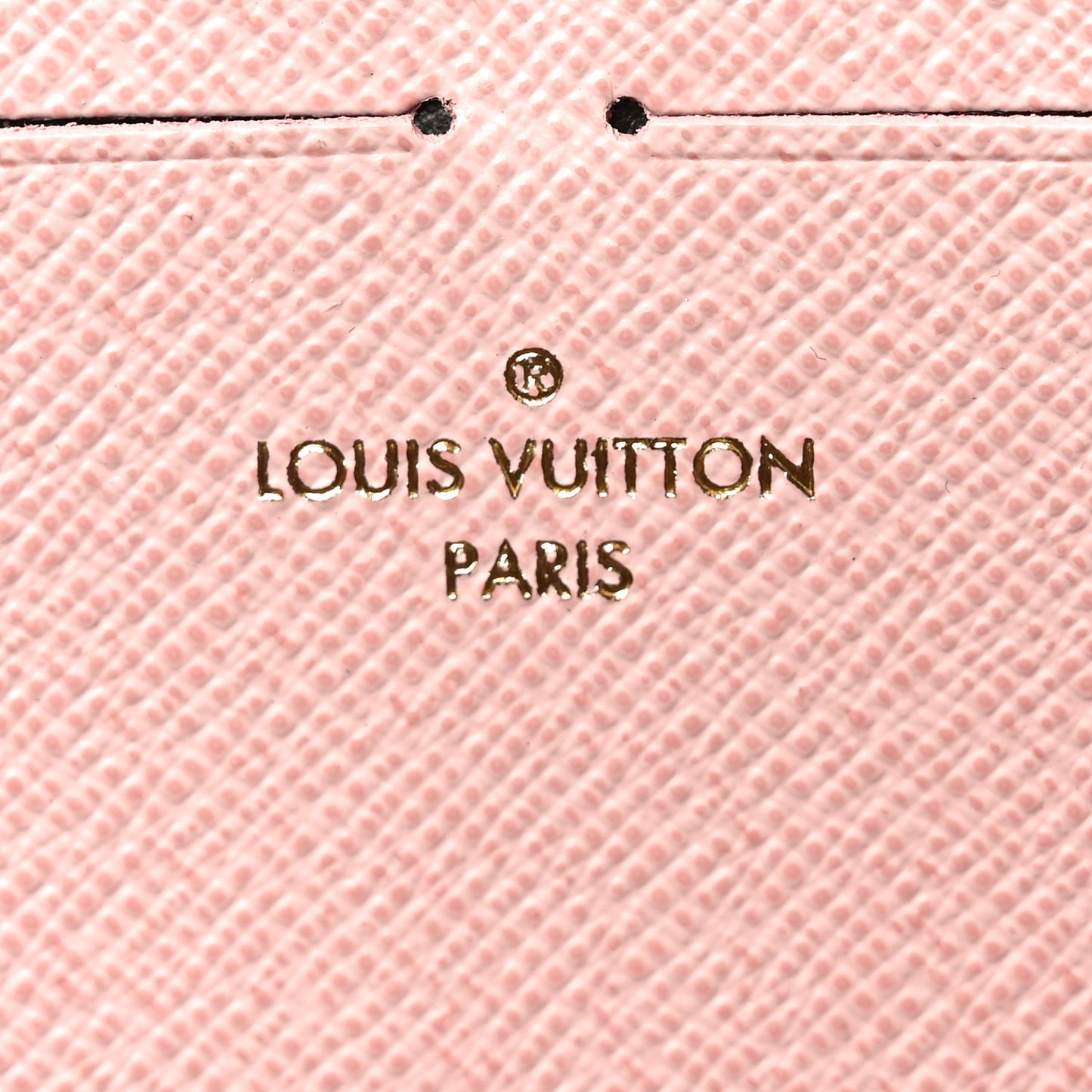 Damier Ebene Clemence Wallet Rose Ballerine
