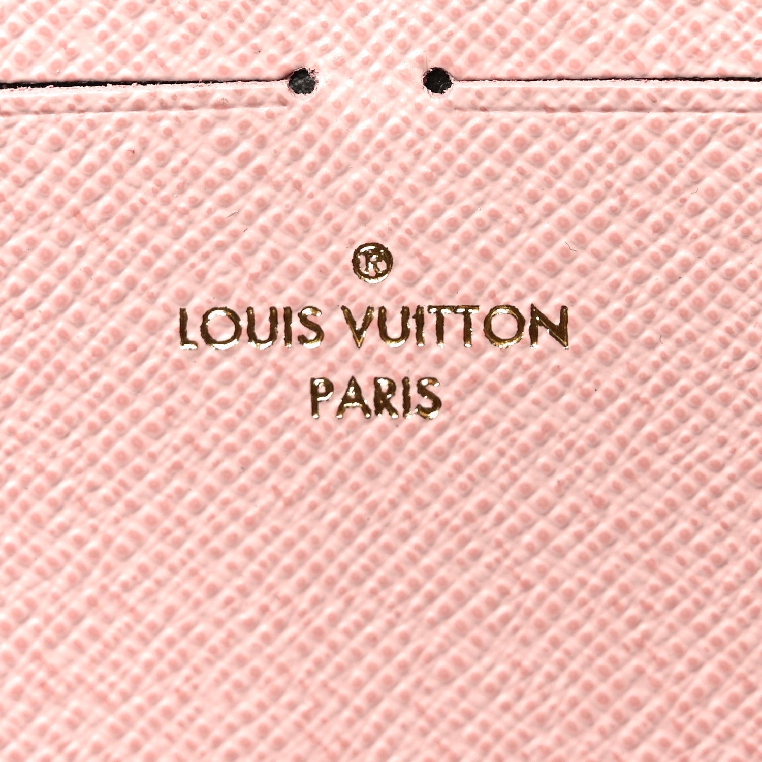 Louis Vuitton Damier Ebene Clemence Wallet Rose Ballerine 6 of 7