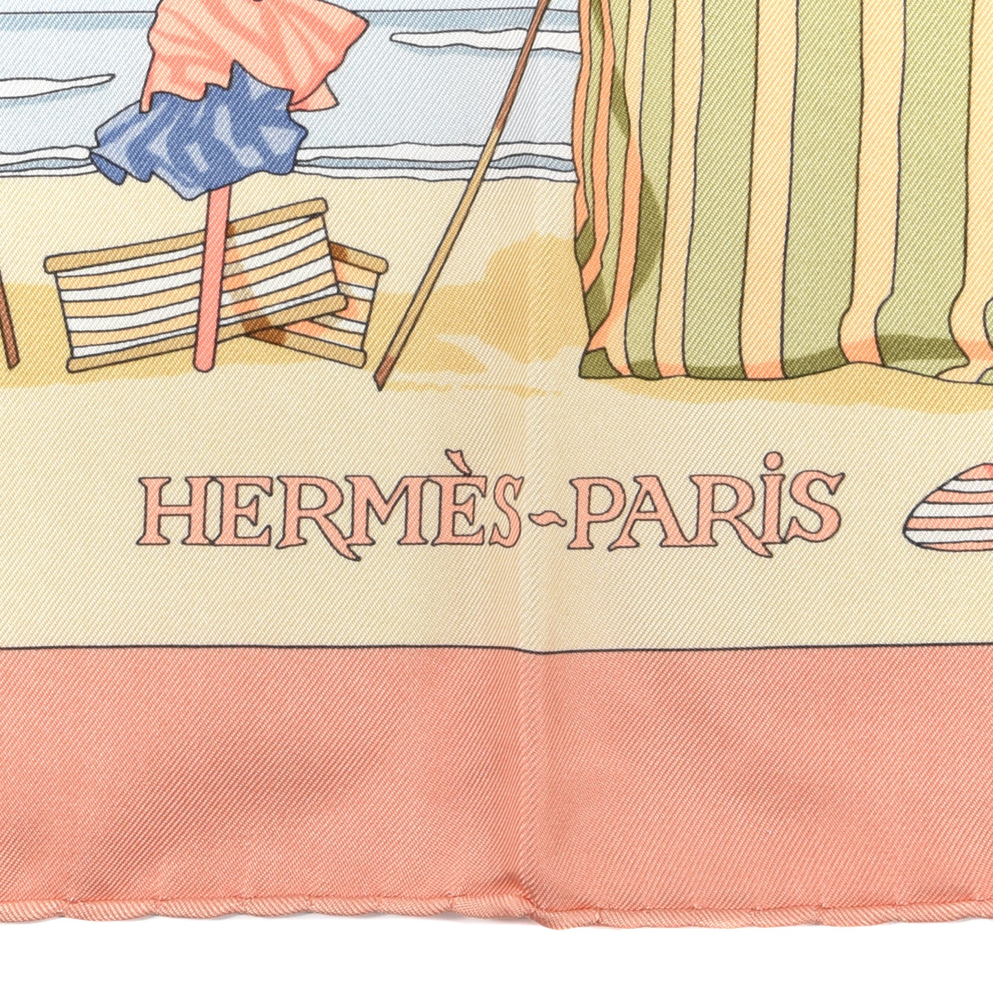 Silk Charmes Des Plages Normandes Scarf 90