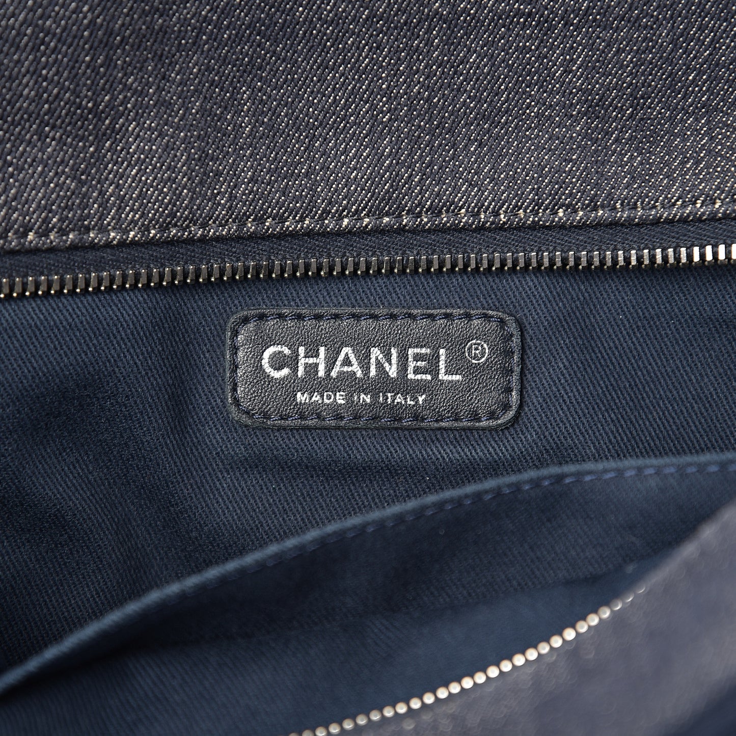 Denim Deauville Bowling Bag Dark Blue