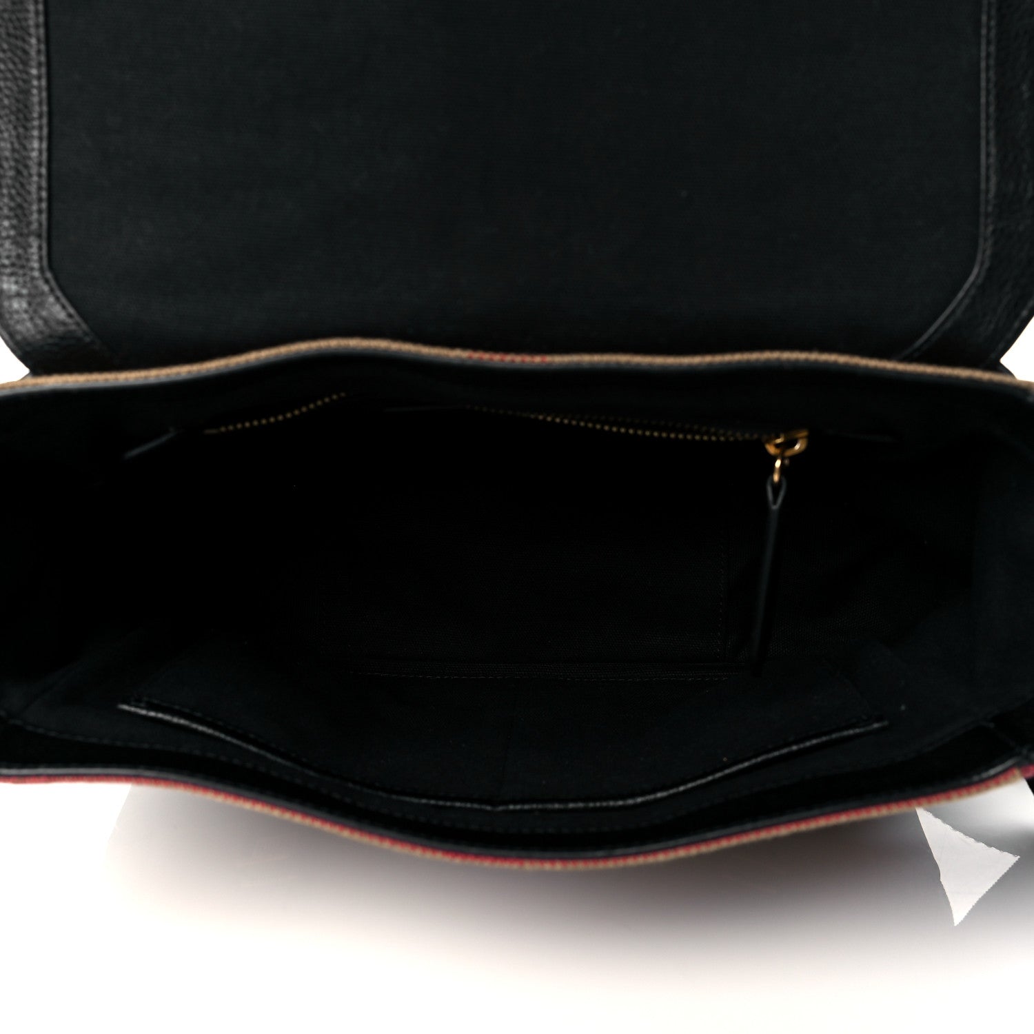 Burberry Canvas Mega Check Large Baildon Messenger Bag Black 4 of 11