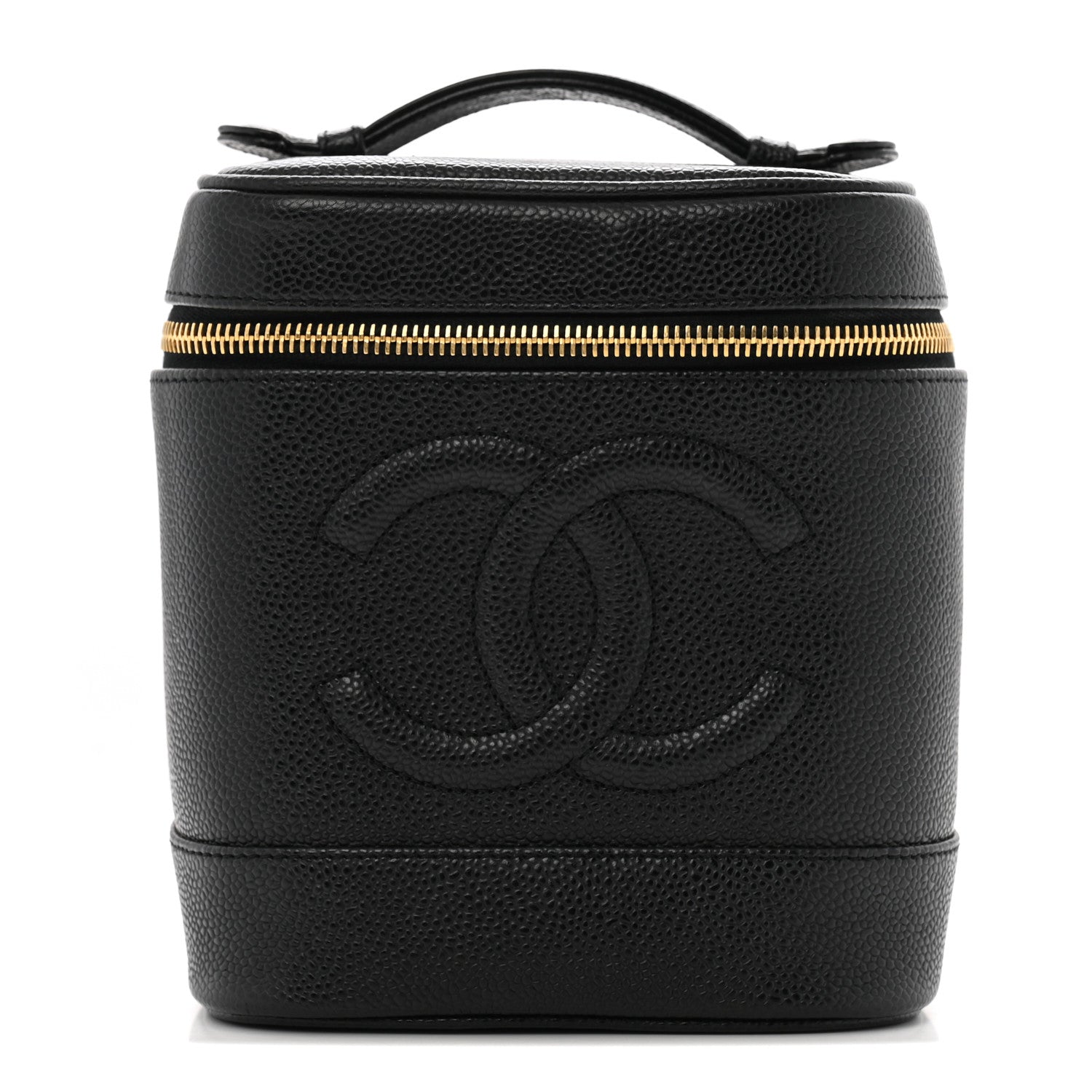 Chanel Caviar Vanity Cosmetic Case Black 1 of 11