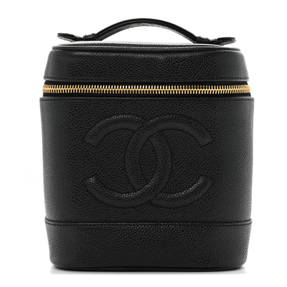 Chanel Caviar Vanity Cosmetic Case Black 1 of 11
