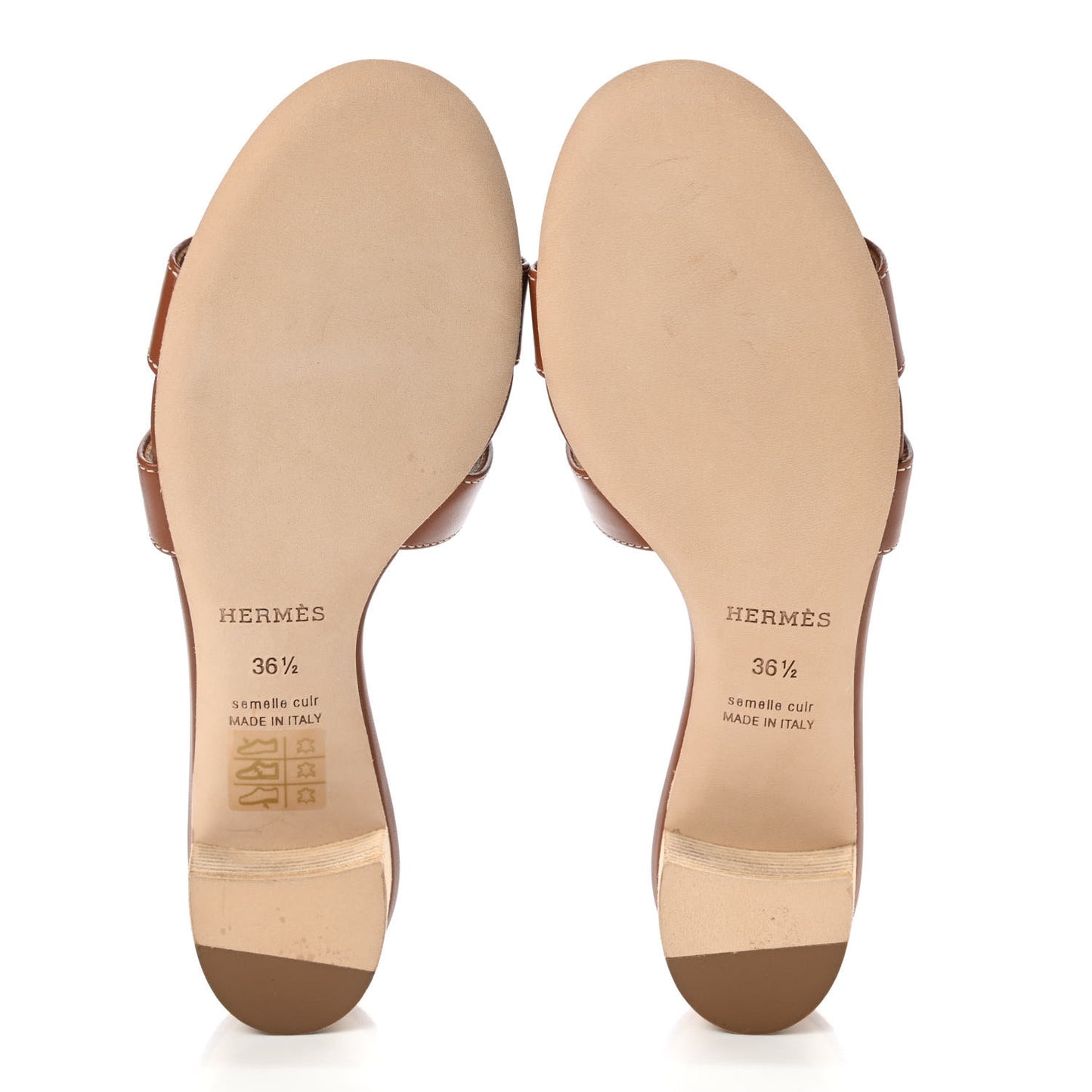 Calfskin Oasis Sandals 36.5 Gold