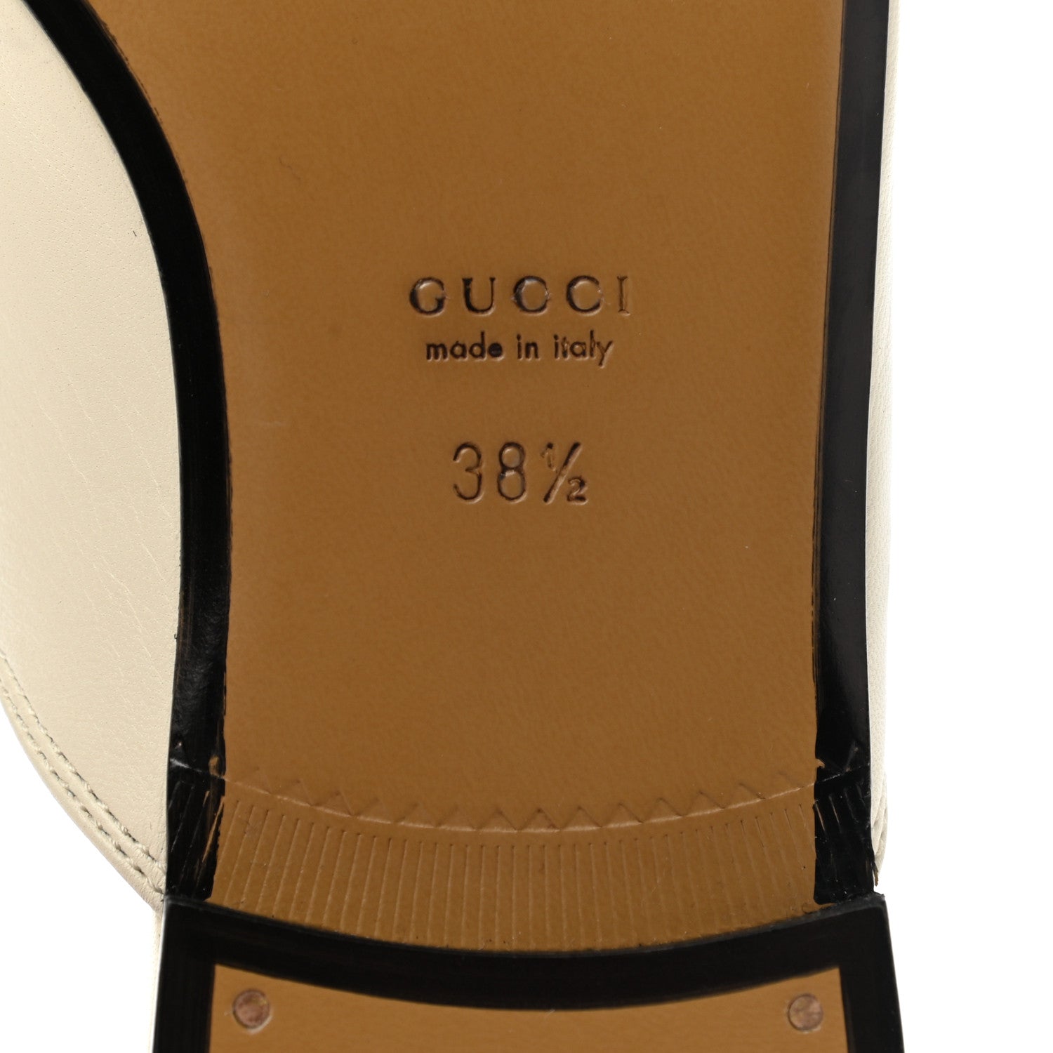 Gucci Malaga Kid Womens Princetown Slippers 38.5 Mystic White 6 of 8