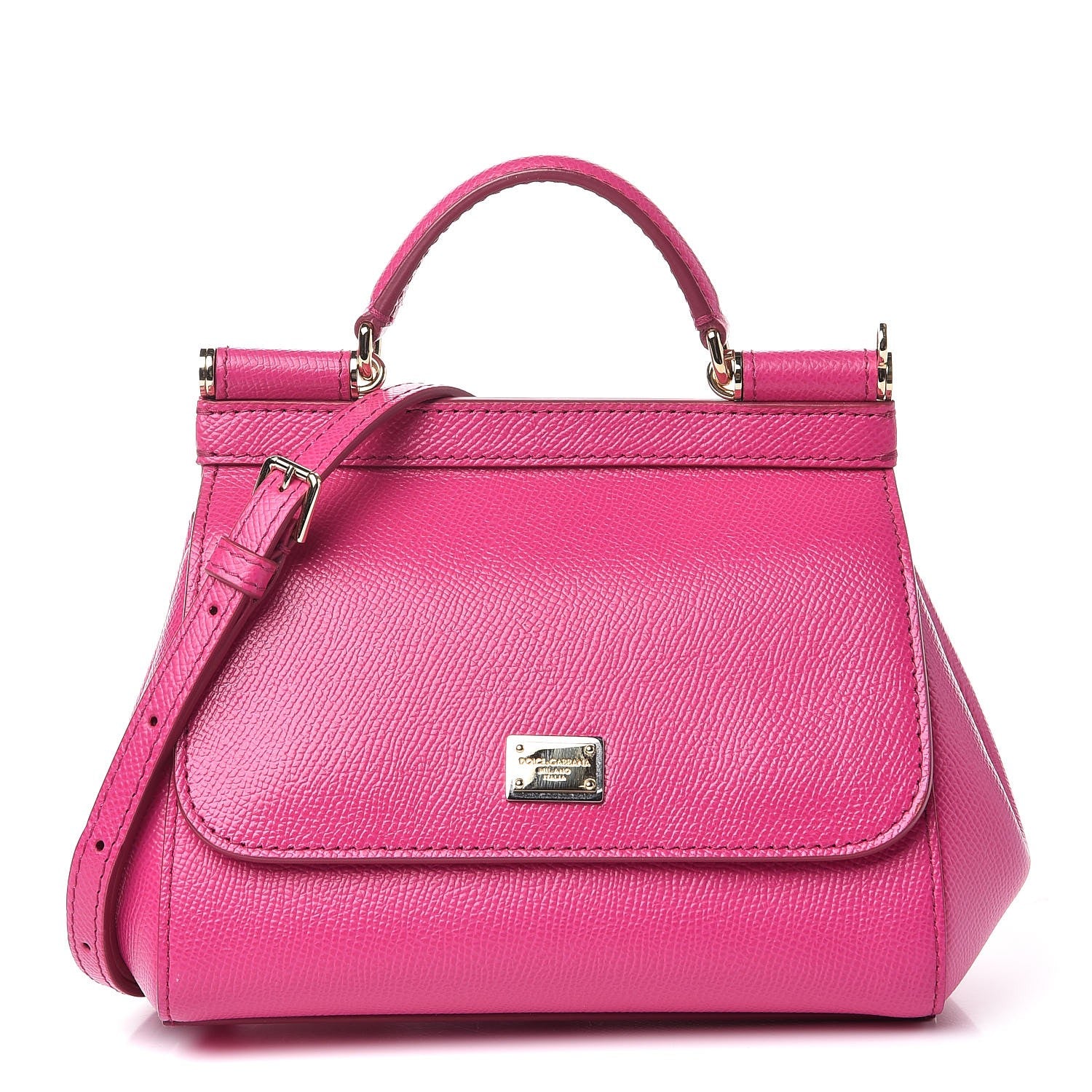 Dolce & Gabbana Dauphine Mini Miss Sicily Satchel Pink 1 of 7
