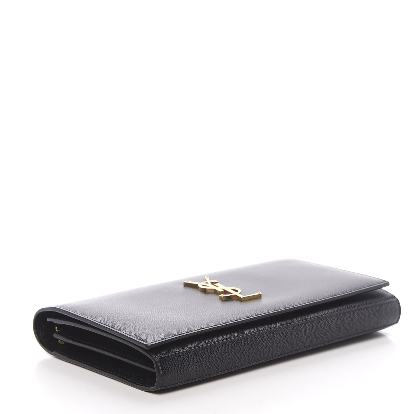 Grain De Poudre Monogram Chain Wallet Black