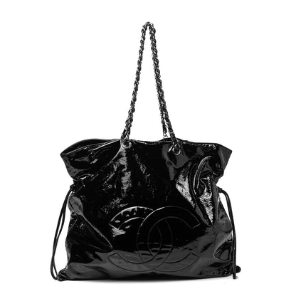 Chanel Patent Bonbons Shopper Tote Black 1 of 8