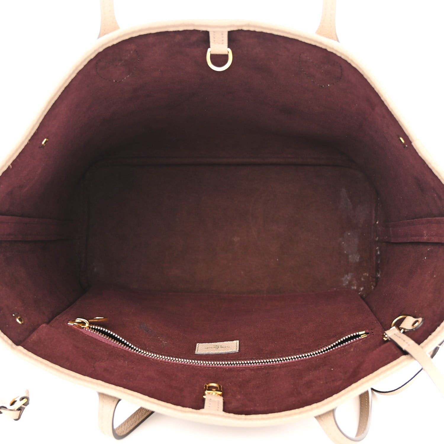 Louis Vuitton Empreinte Monogram Giant Neverfull MM Tourterelle 6 of 13