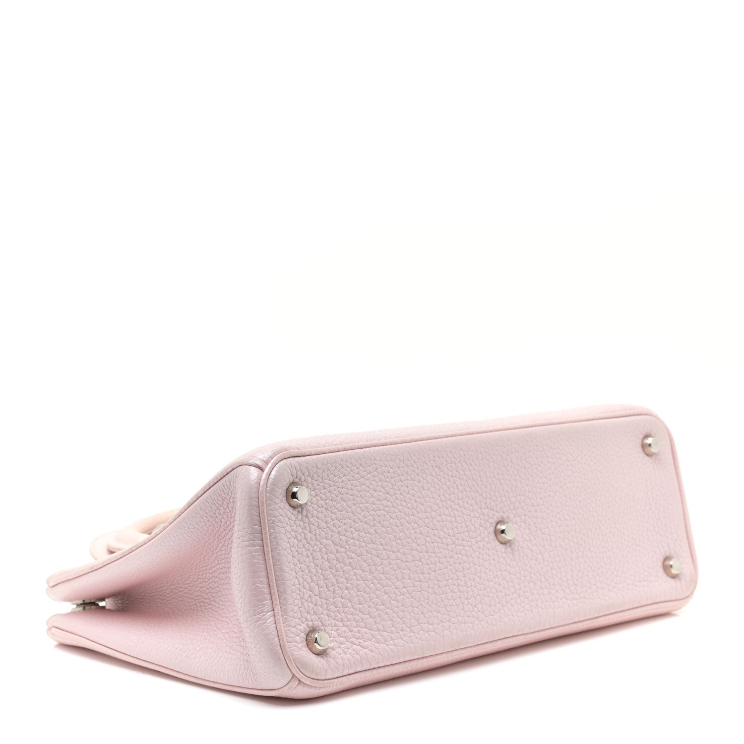 Christian Dior Metallic Bullcalf Medium Diorissimo Tote Pink 4 of 13