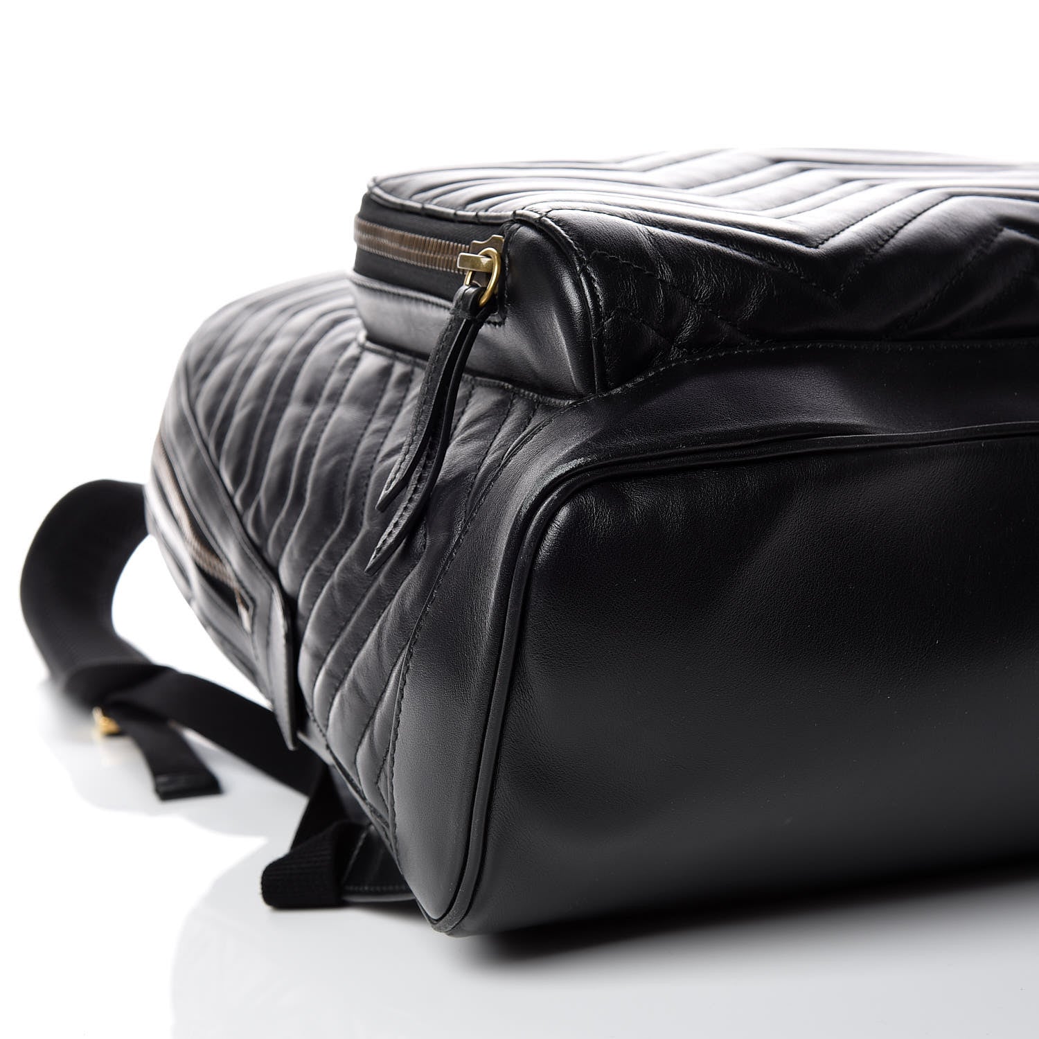 Gucci Calfskin Matelasse GG Marmont Day Backpack Black 5 of 17