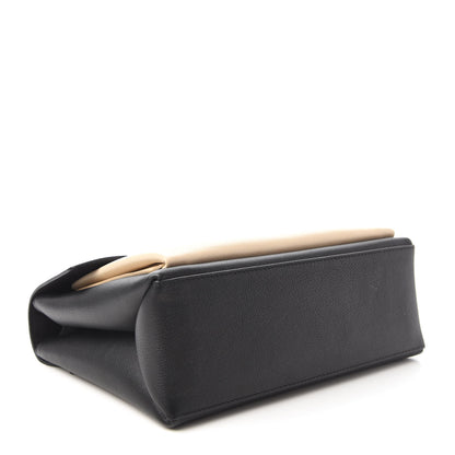 Louis Vuitton Soft Calfskin My Lockme Top Handle Vanille Black 4 of 9