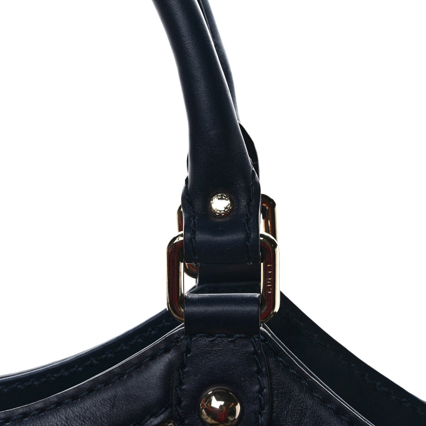 Monogram Calfskin Large Sukey Tote Beige Blue