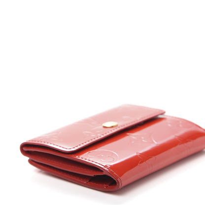 Louis Vuitton Vernis Ludlow Wallet Orange Sunset 8 of 9