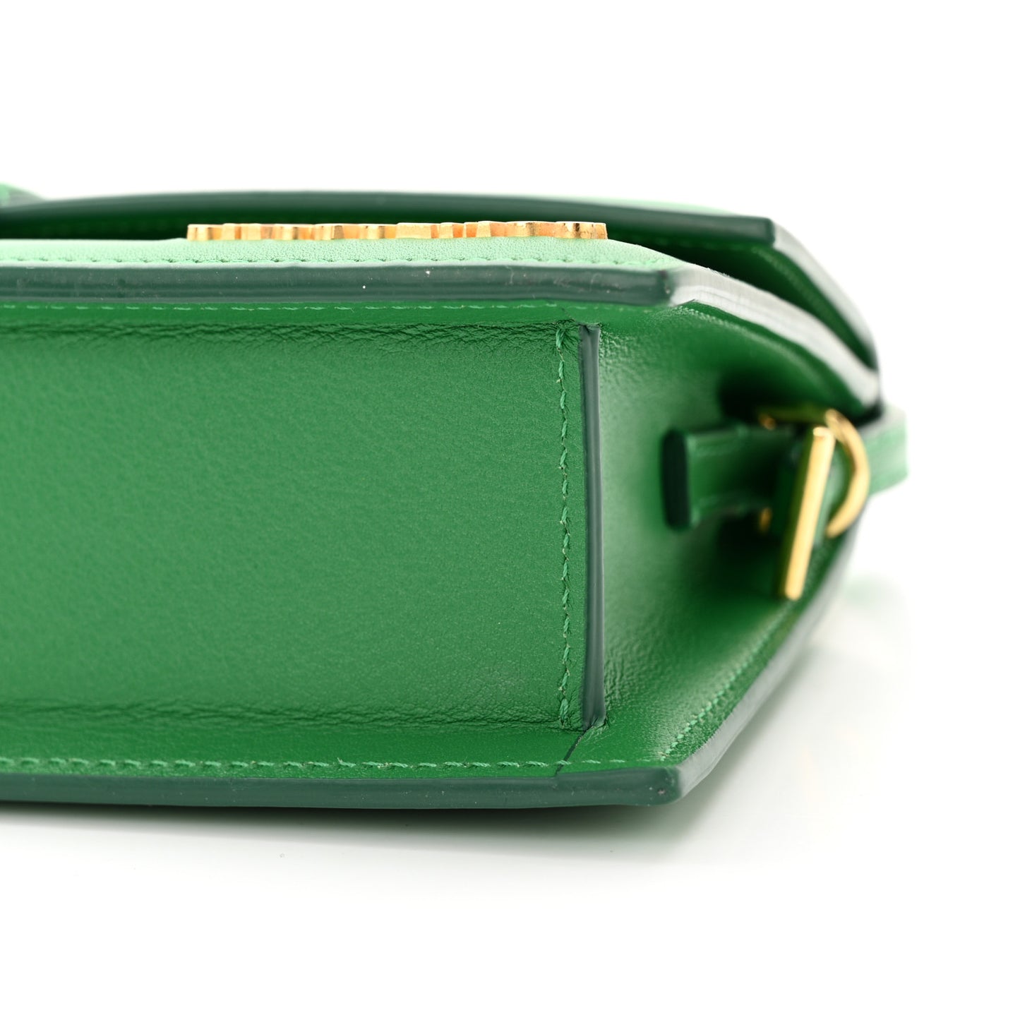 Smooth Calfskin Le Bambino Long Green