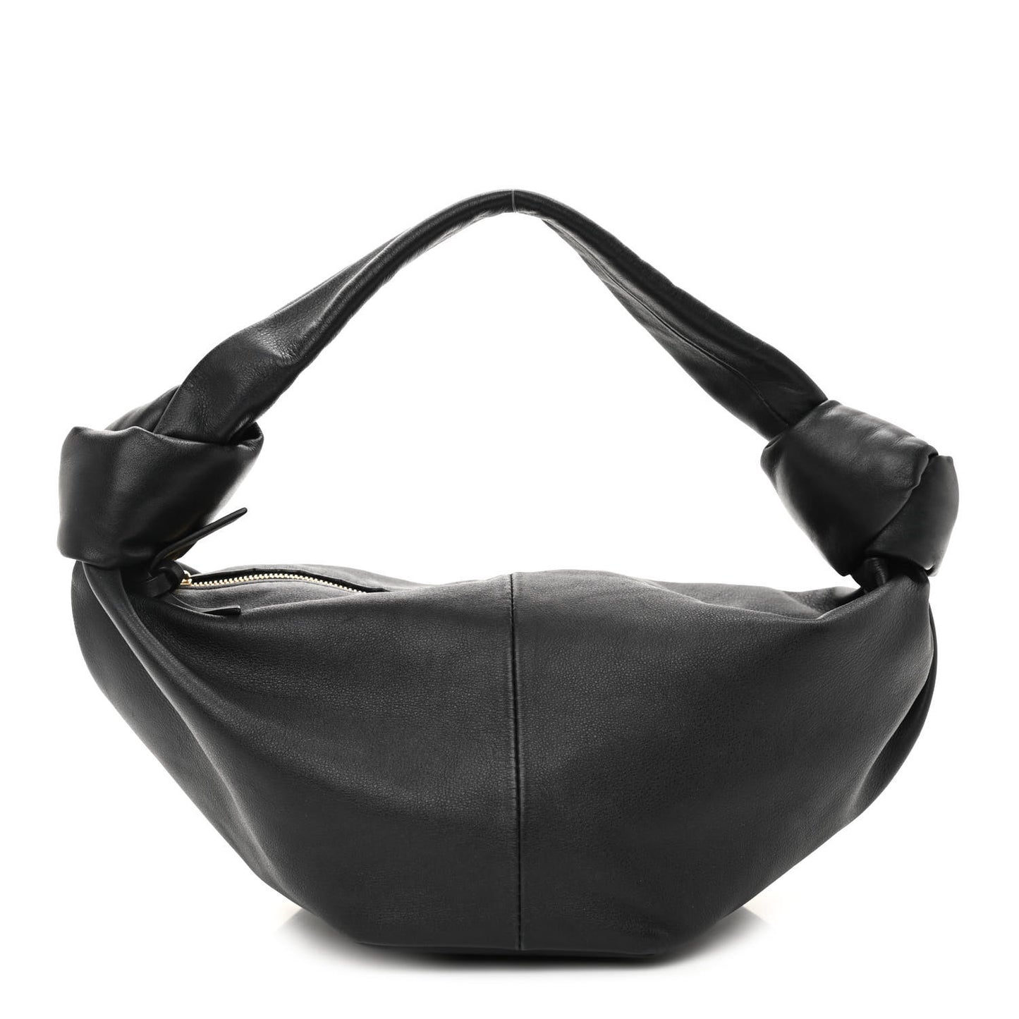 Calfskin Mini Double Knot Bag Black