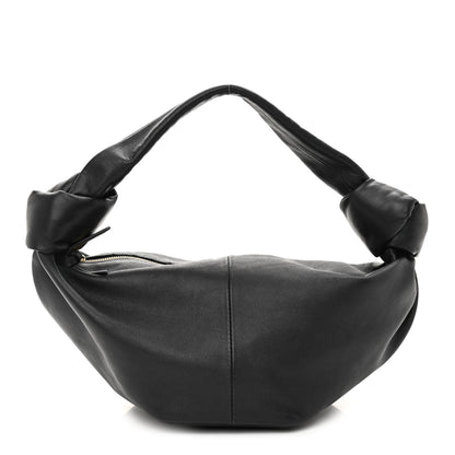 Bottega Veneta Calfskin Mini Double Knot Bag Black 1 of 8