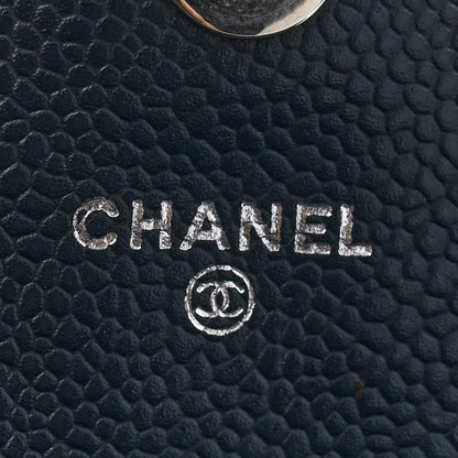 Chanel Caviar Half Moon Wallet On Chain WOC Marine 6 of 14