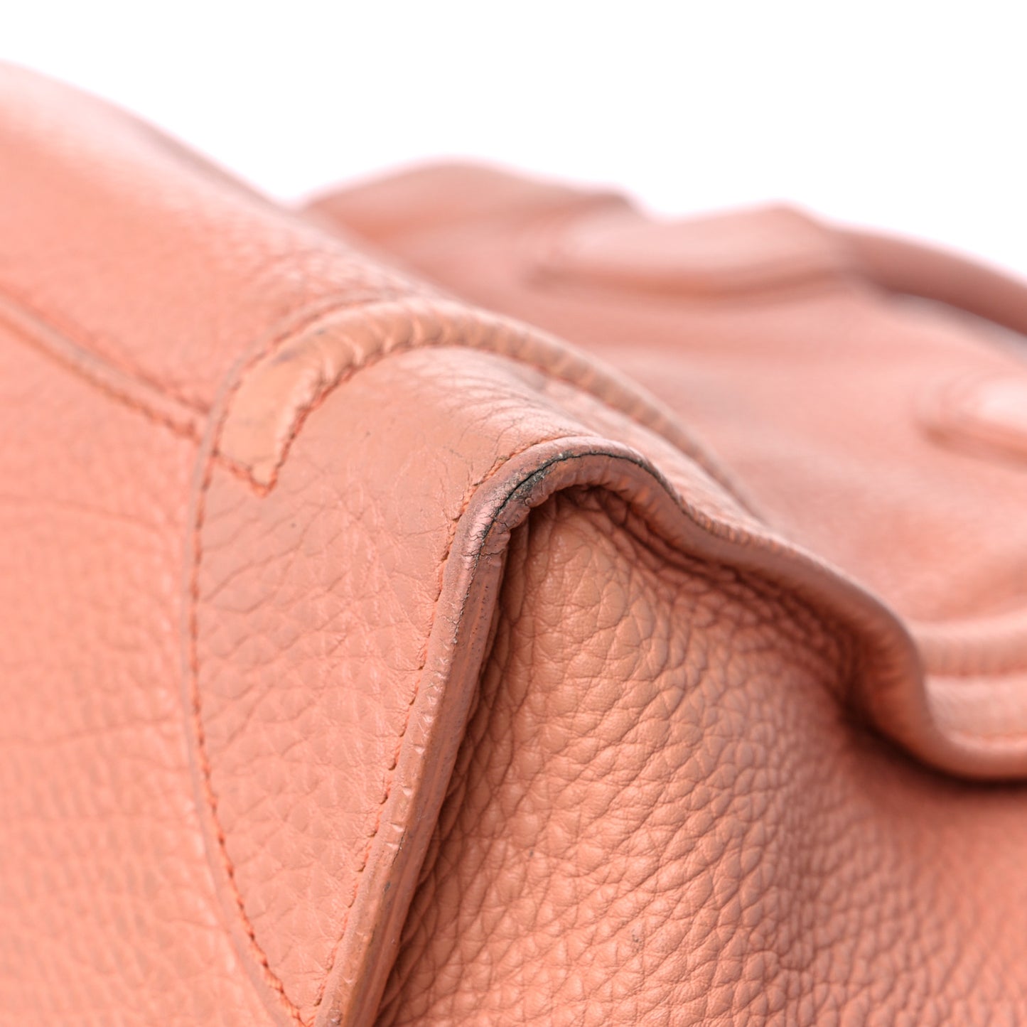 Pebbled Calfskin Mini Luggage Pink