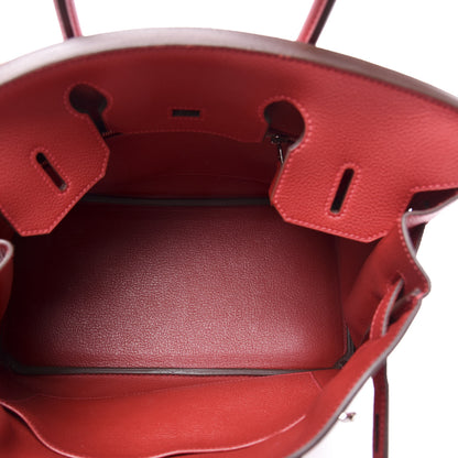 Hermes Taurillon Maurice Birkin 30 Rouge Vif 6 of 17