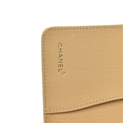 Chanel Goatskin Small Ring Agenda Planner Beige 6 of 10