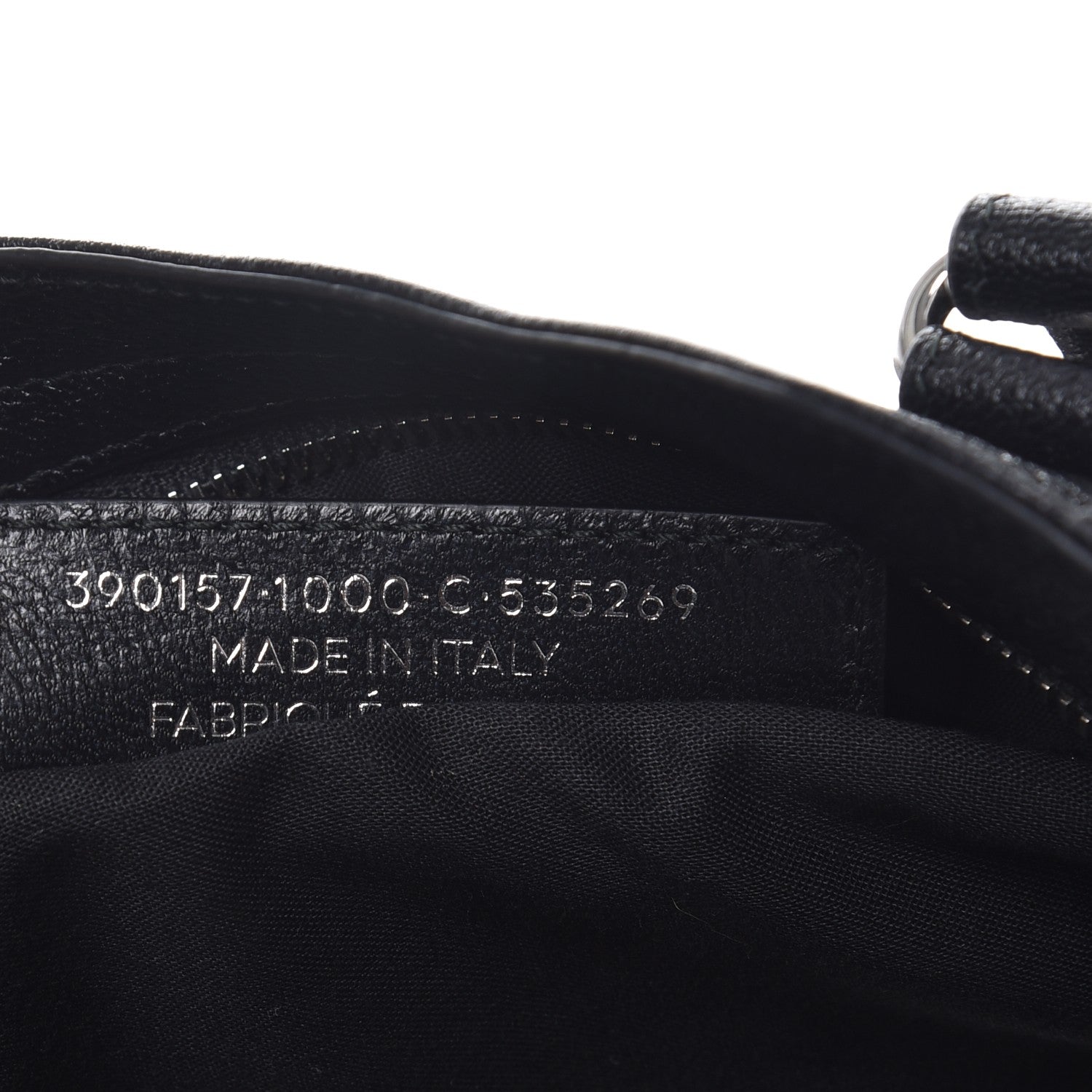 Balenciaga Chevre Silver Metallic Edge Hardware Velo Black 8 of 8