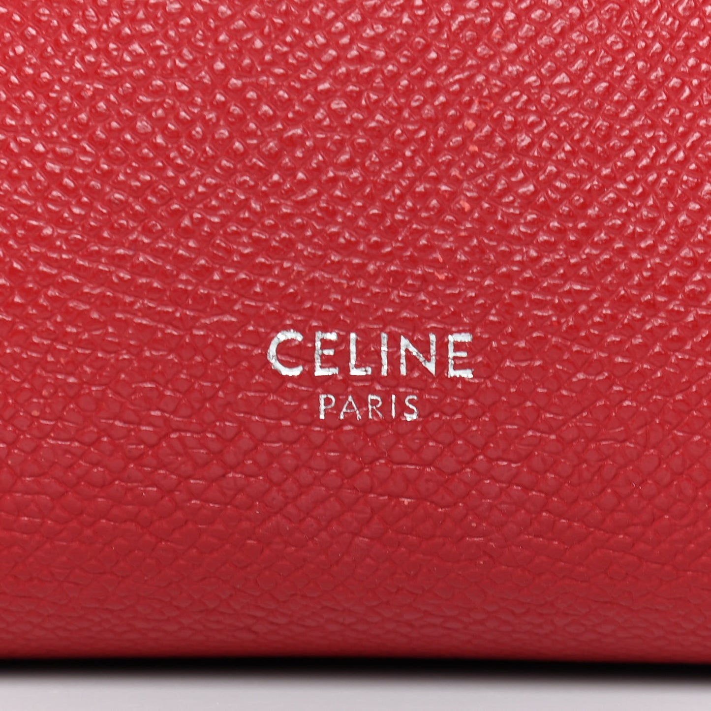 Grained Calfskin Nano Belt Bag Coquelicot
