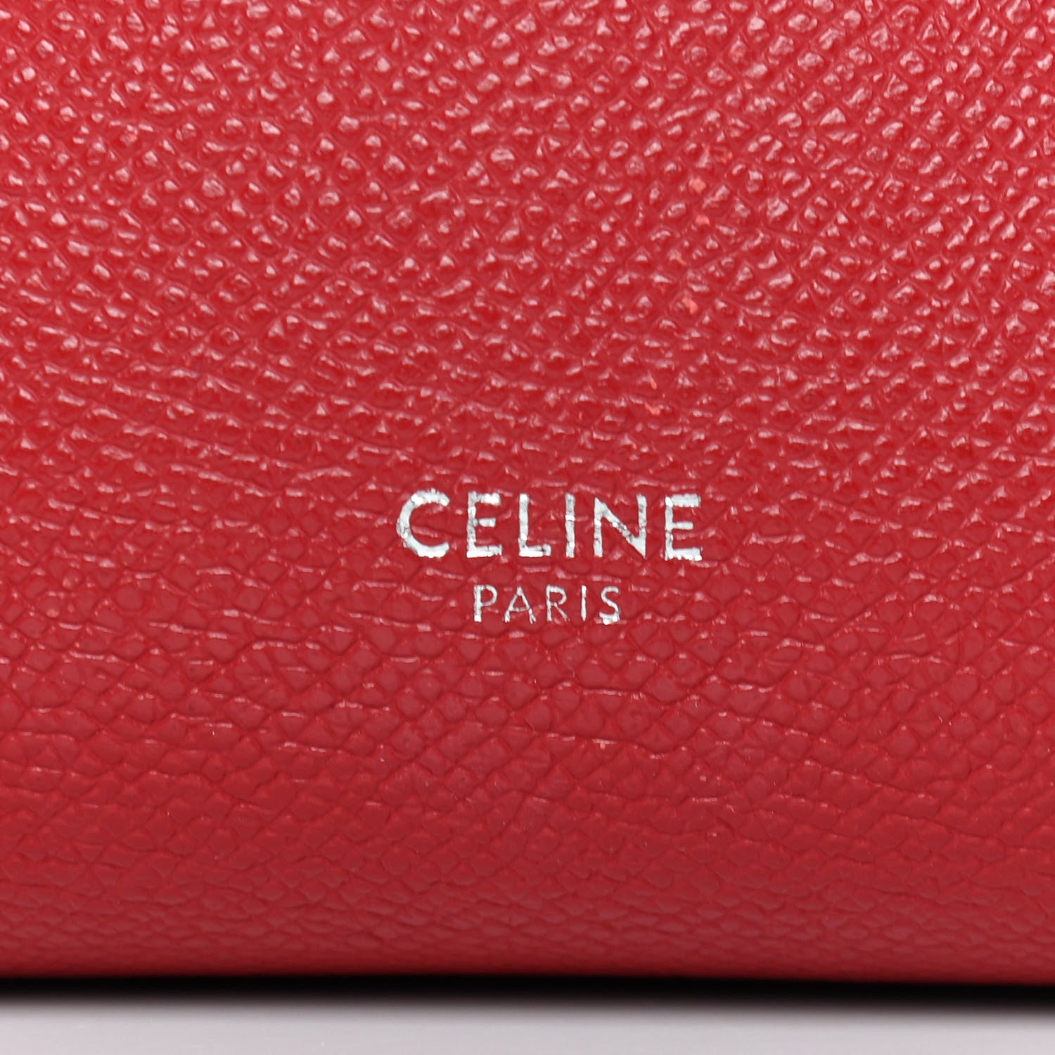 Celine Grained Calfskin Nano Belt Bag Coquelicot 5 of 14