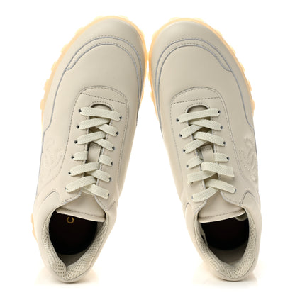 Chanel Calfskin Womens CC Sneakers 39 Ivory 2 of 8
