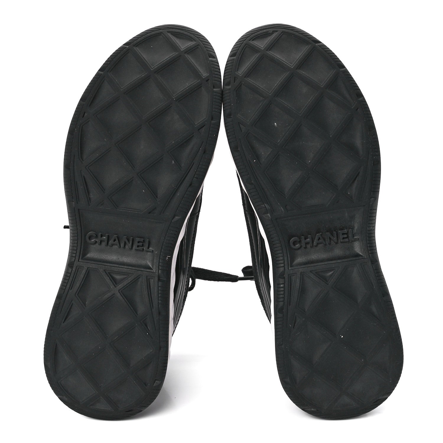 Chanel Velvet Calfskin Mixed Fibers CC Sneakers 39 Black 5 of 9