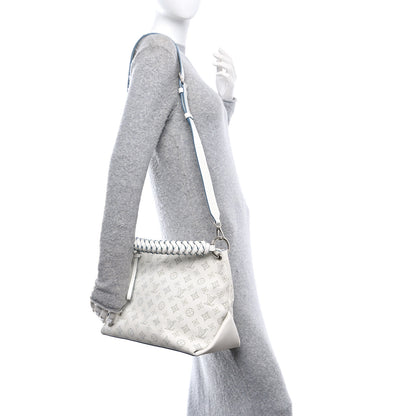 Louis Vuitton Mahina Beaubourg Hobo MM Snow 2 of 9