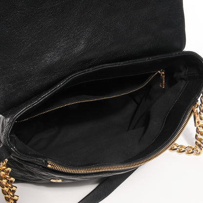 Marc Jacobs Lacquered Lambskin The XL Single Flap Black 6 of 12