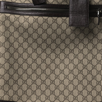 Gucci GG Plus Monogram Small Web Trolley Brown 7 of 12