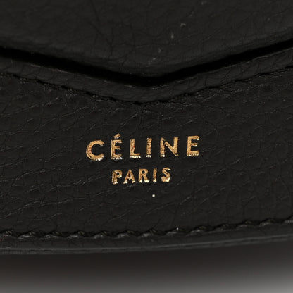 Celine Baby Grained Calfskin Small Trotteur Dark Taupe 5 of 9
