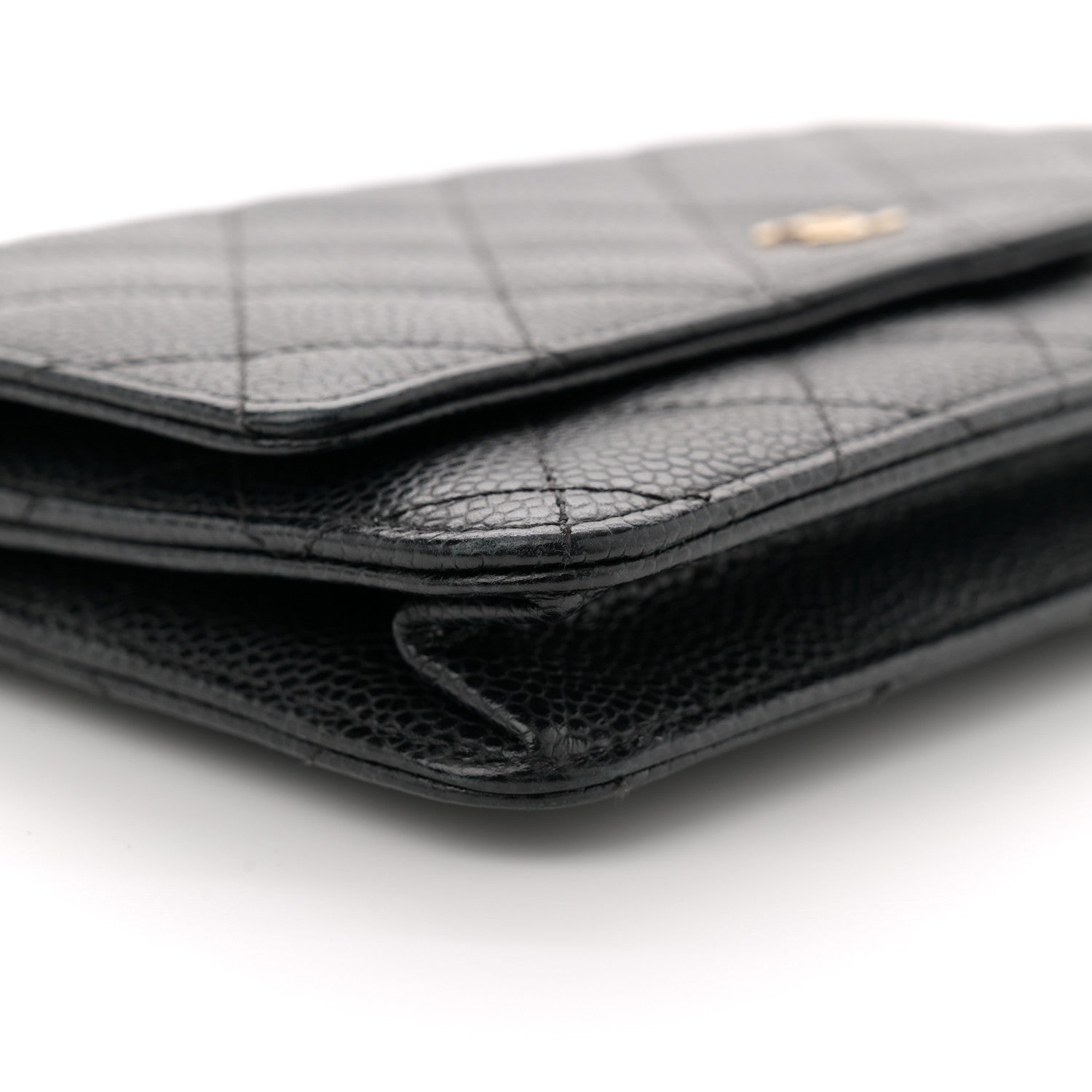 Chanel Caviar Quilted Wallet on Chain WOC Black 9 of 15