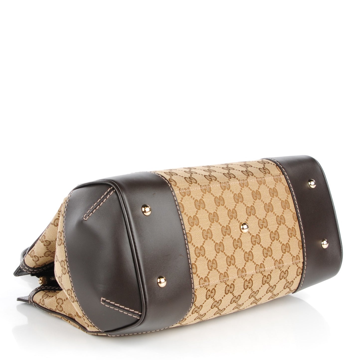 Monogram Medium Mayfair Tote Dark Brown
