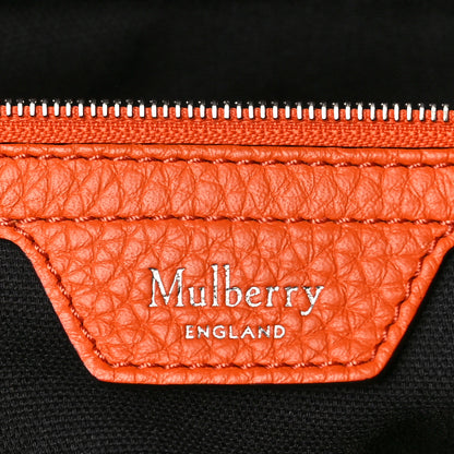 Mulberry Heavy Grain Calfskin City Weekender Duffle Bag Orange 6 of 20