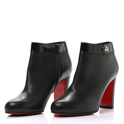 Christian Louboutin Patent Calf CL 85 Boot 39.5 Black 3 of 9