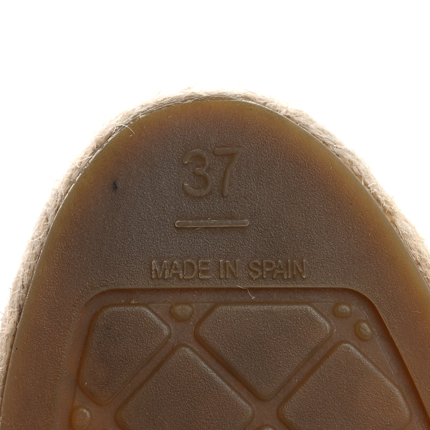 Lambskin CC Espadrilles 37 Black