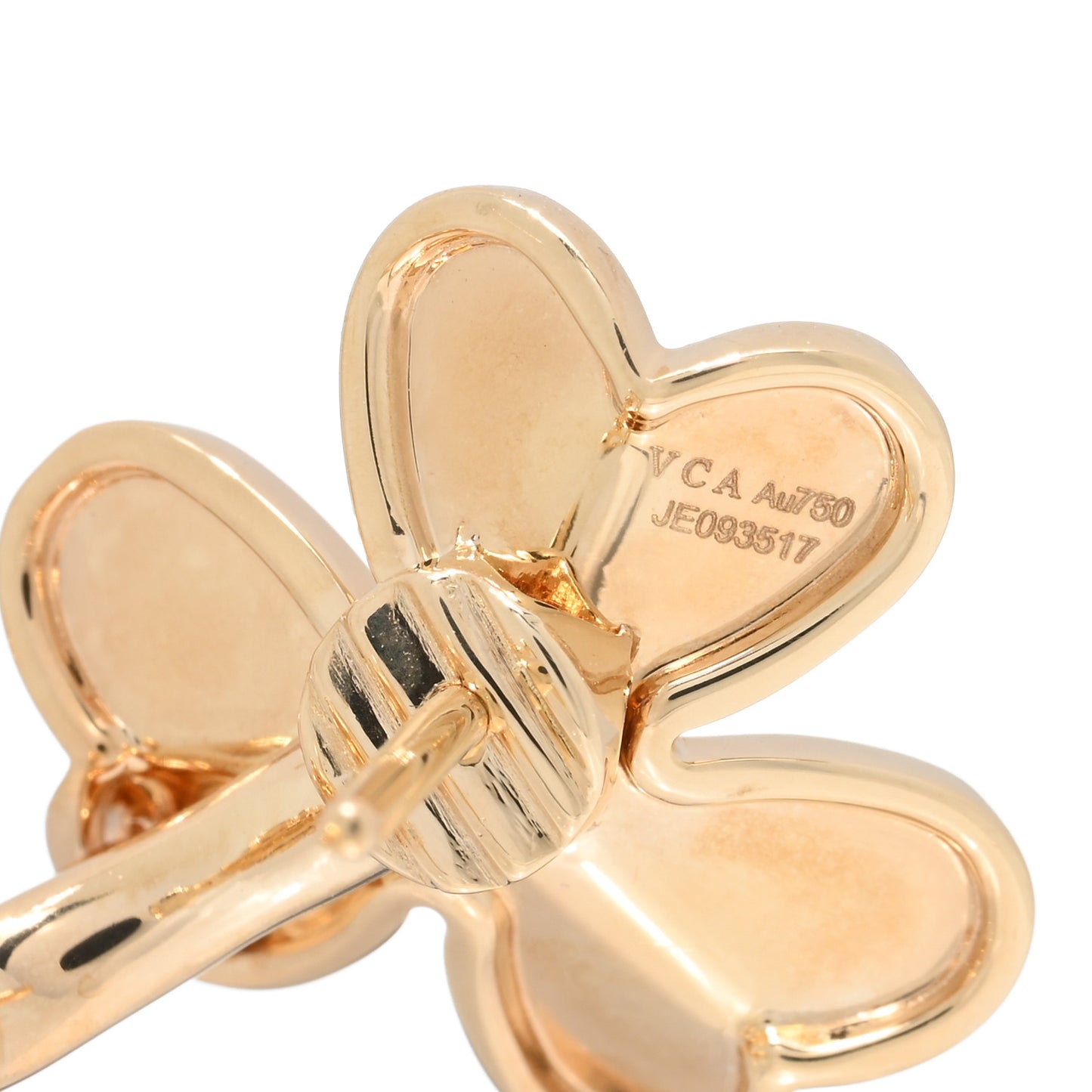 18K Yellow Gold Diamond Small Frivole Earrings