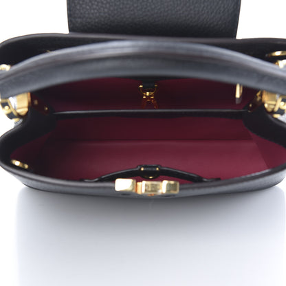 Louis Vuitton Taurillon Capucines BB Black 5 of 11