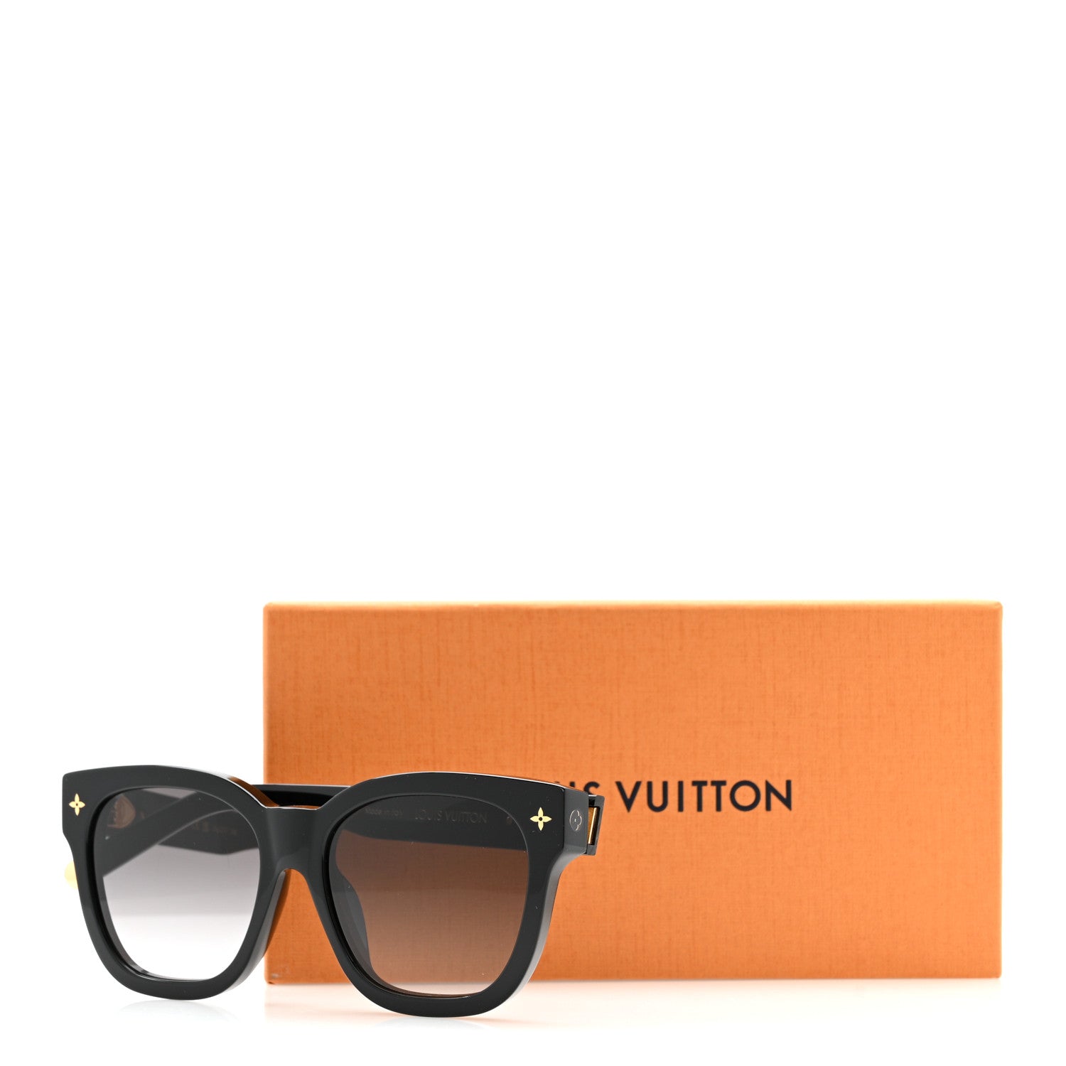 Louis Vuitton Acetate My Monogram Square Sunglasses Z1523E Black 7 of 7