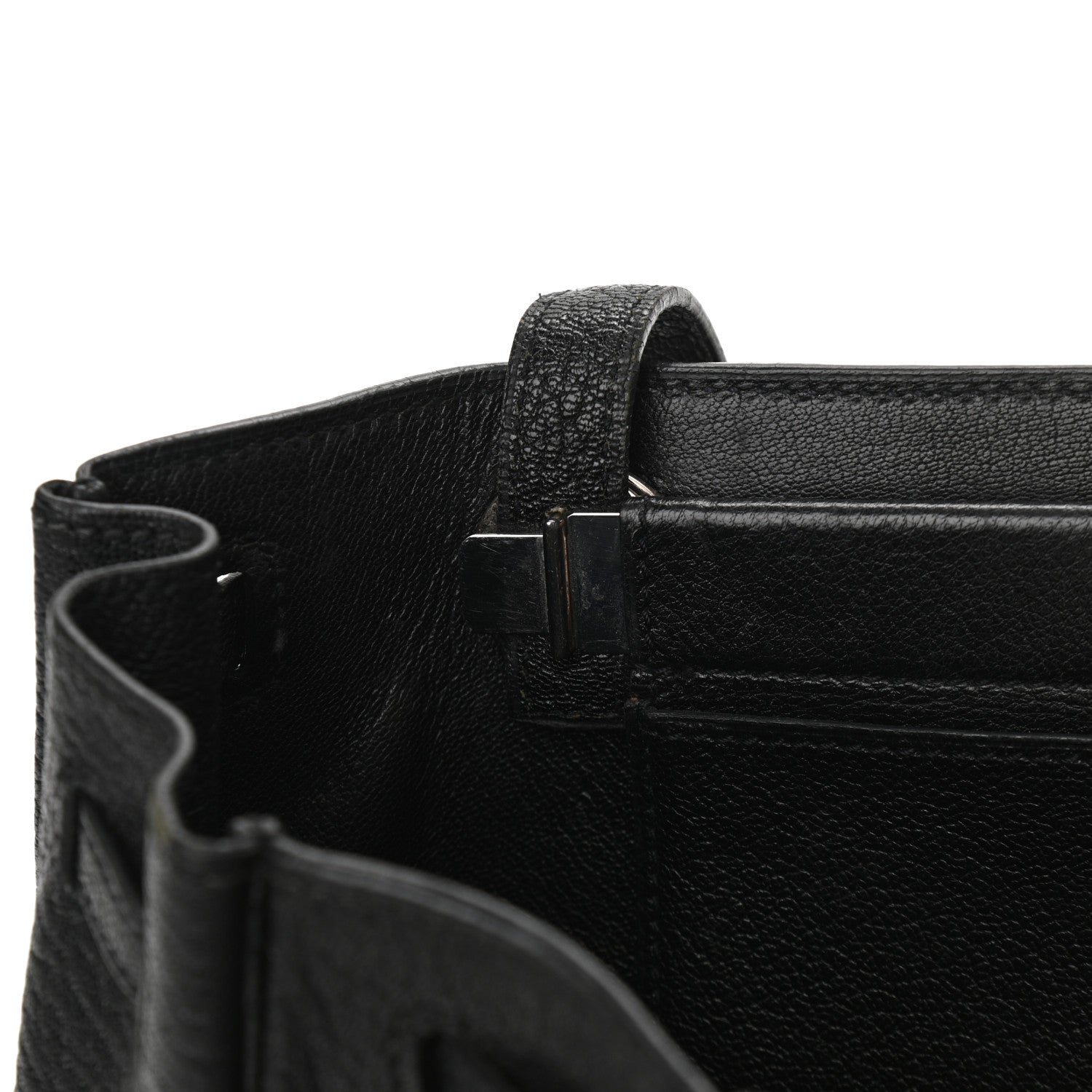 Hermes Chevre de Coromandel Cabana Tote Black 11 of 12