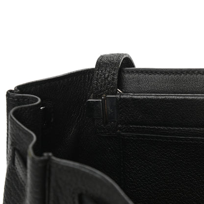 Hermes Chevre de Coromandel Cabana Tote Black 11 of 12