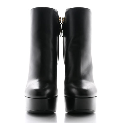 Louis Vuitton Calfskin Monogram Afterglow Platform Ankle Boots 36 Black 3 of 10