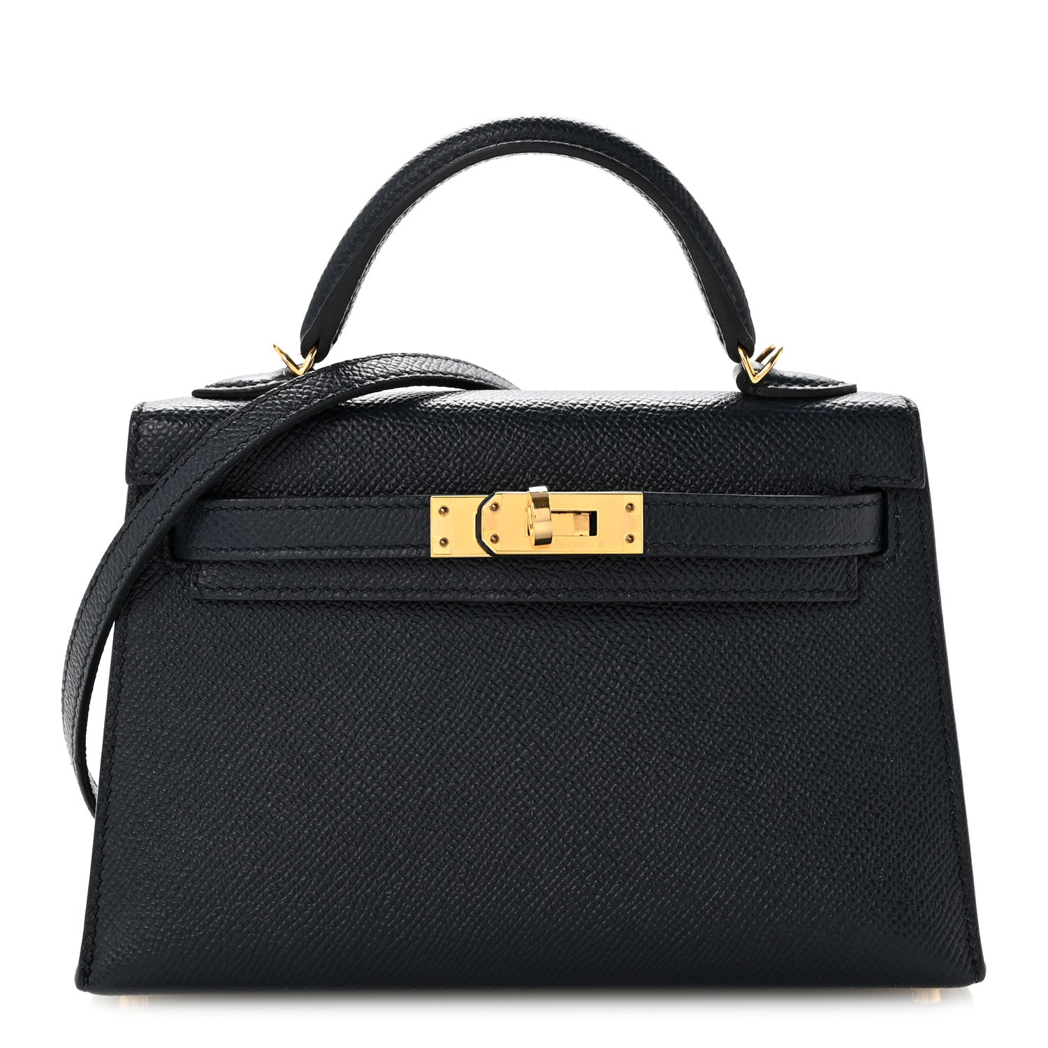Hermes Epsom Mini Kelly Sellier 20 Bleu Indigo 1 of 14