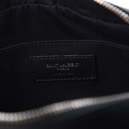 Saint Laurent Calfskin Monogram Star Lou Camera Bag Black 9 of 12